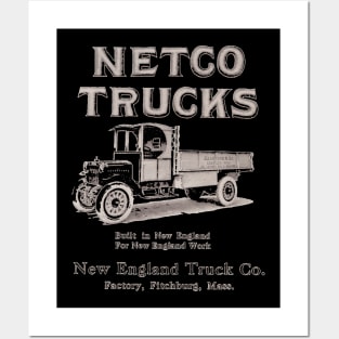1920s Netco Trucks - Fitchburg Massachusetts Posters and Art